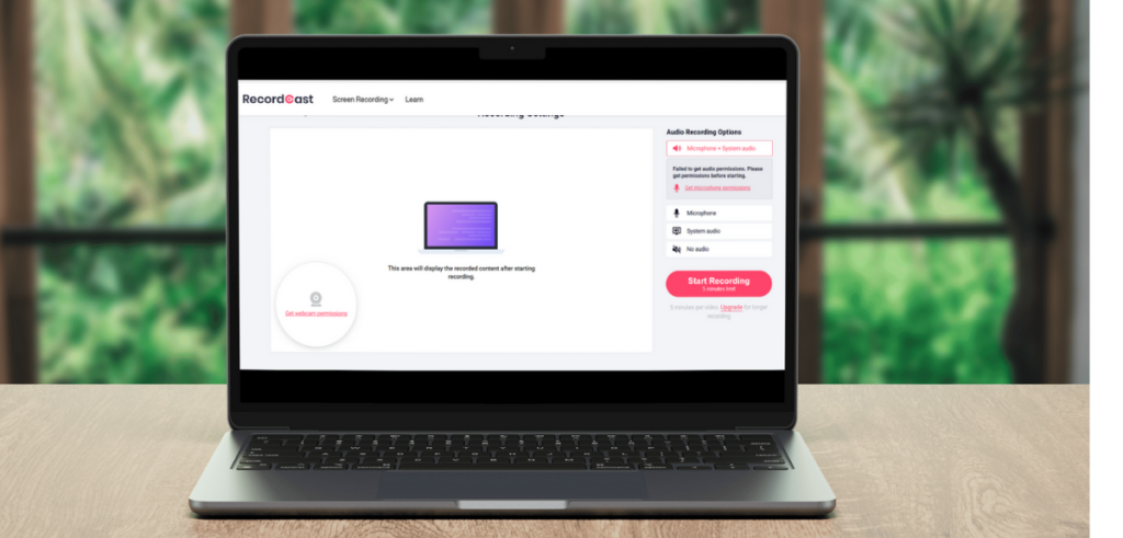 RecordCast İncelemesi - Screen + Webcam