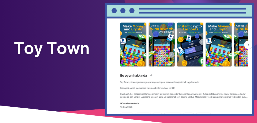 Para Kazandıran Oyunlar - Toy Town