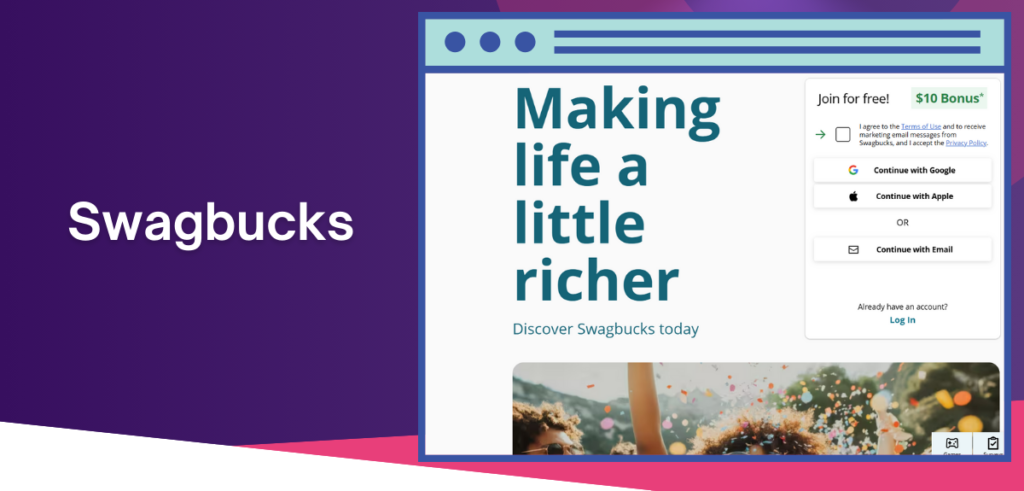 Oynayarak Para Kazanma Uygulamaları - Swagbucks